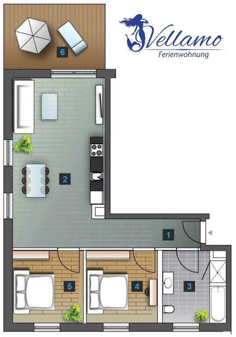 Ferienwohnung Vellamo Rerik Luaran gambar